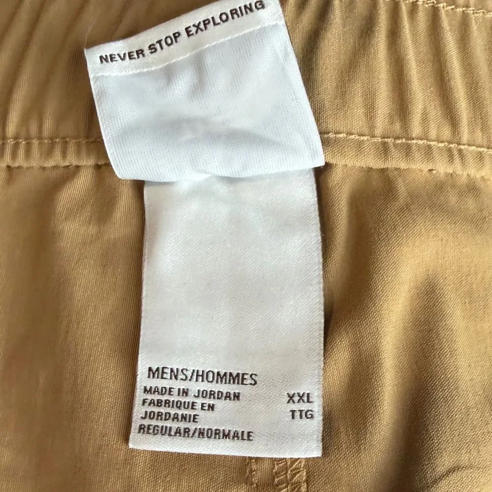 NWT The North Face Class V Belted Utility Brown Short XXL Made in Jordan